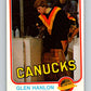 1981-82 O-Pee-Chee #336 Glen Hanlon  Vancouver Canucks  V31870