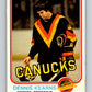 1981-82 O-Pee-Chee #337 Dennis Kearns  Vancouver Canucks  V31877