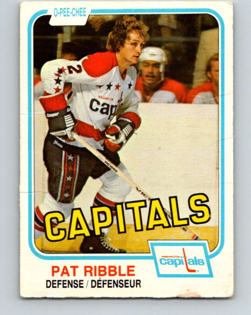 1981-82 O-Pee-Chee #339 Pat Ribble  Washington Capitals  V31893