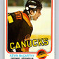 1981-82 O-Pee-Chee #341 Kevin McCarthy  Vancouver Canucks  V31910