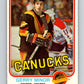 1981-82 O-Pee-Chee #342 Gerry Minor  RC Rookie Vancouver Canucks  V31919