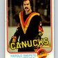 1981-82 O-Pee-Chee #344 Harold Snepsts  Vancouver Canucks  V31930