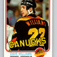 1981-82 O-Pee-Chee #345 Tiger Williams  Vancouver Canucks  V31938