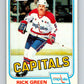 1981-82 O-Pee-Chee #348 Rick Green  Washington Capitals  V31956