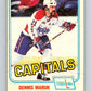1981-82 O-Pee-Chee #350 Dennis Maruk  Washington Capitals  V31968