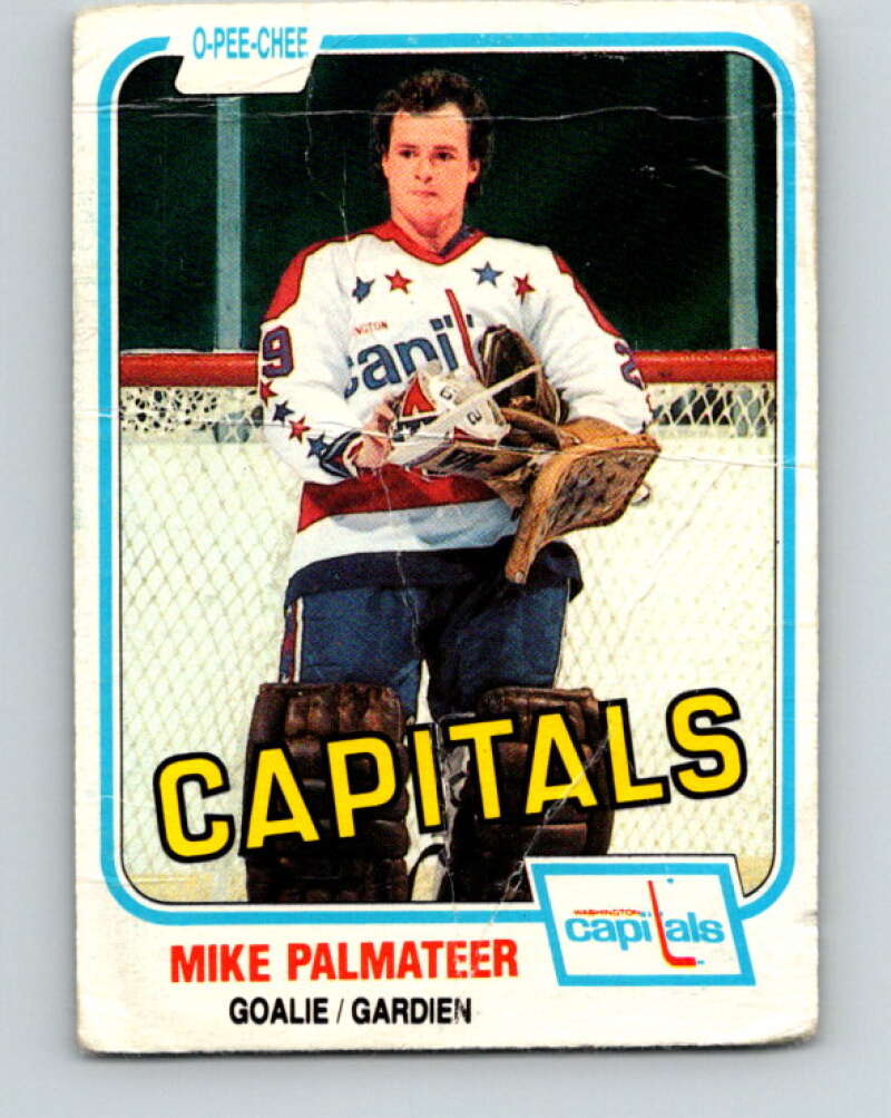 1981-82 O-Pee-Chee #351 Mike Palmateer  Washington Capitals  V31973