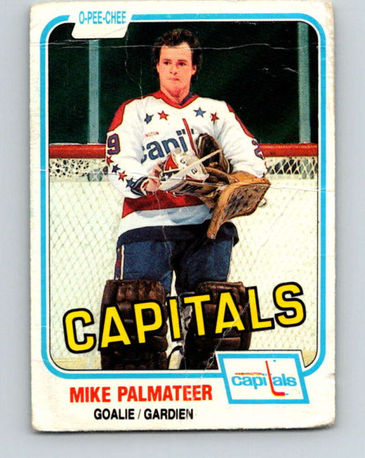 1981-82 O-Pee-Chee #351 Mike Palmateer  Washington Capitals  V31973