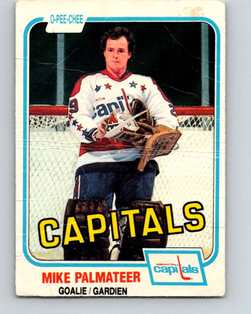 1981-82 O-Pee-Chee #351 Mike Palmateer  Washington Capitals  V31974