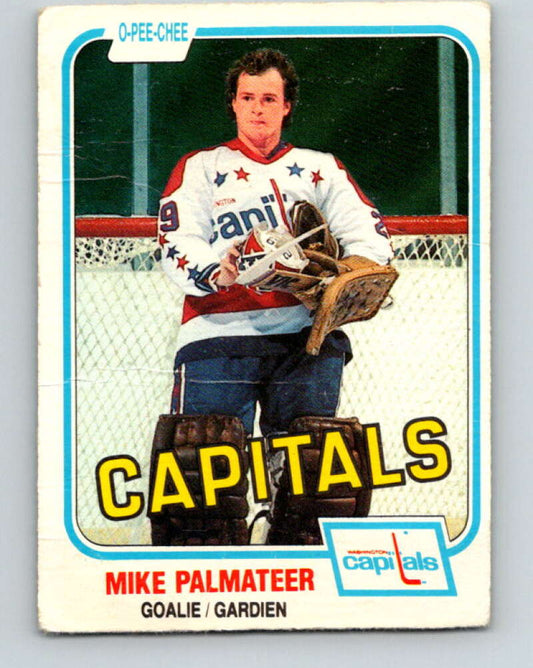 1981-82 O-Pee-Chee #351 Mike Palmateer  Washington Capitals  V31975