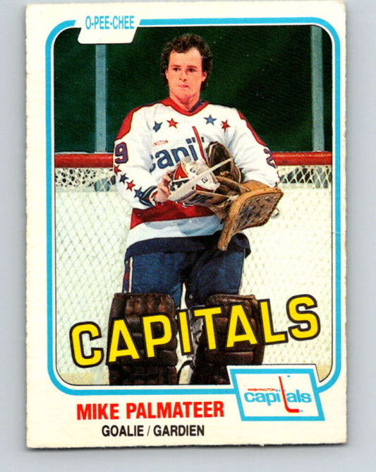 1981-82 O-Pee-Chee #351 Mike Palmateer  Washington Capitals  V31977