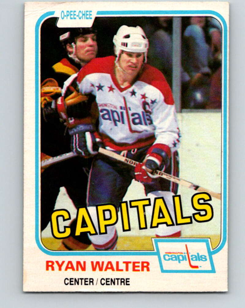 1981-82 O-Pee-Chee #352 Ryan Walter  Washington Capitals  V31982