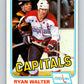 1981-82 O-Pee-Chee #352 Ryan Walter  Washington Capitals  V31986
