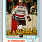 1981-82 O-Pee-Chee #354 Alan Hangsleben  Washington Capitals  V32000