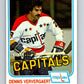 1981-82 O-Pee-Chee #356 Dennis Ververgaert  Washington Capitals  V32017