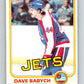 1981-82 O-Pee-Chee #358 Dave Babych  RC Rookie Winnipeg Jets  V32028
