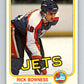1981-82 O-Pee-Chee #361 Rick Bowness  Winnipeg Jets  V32049
