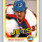 1981-82 O-Pee-Chee #362 Rick Dudley  Winnipeg Jets  V32053