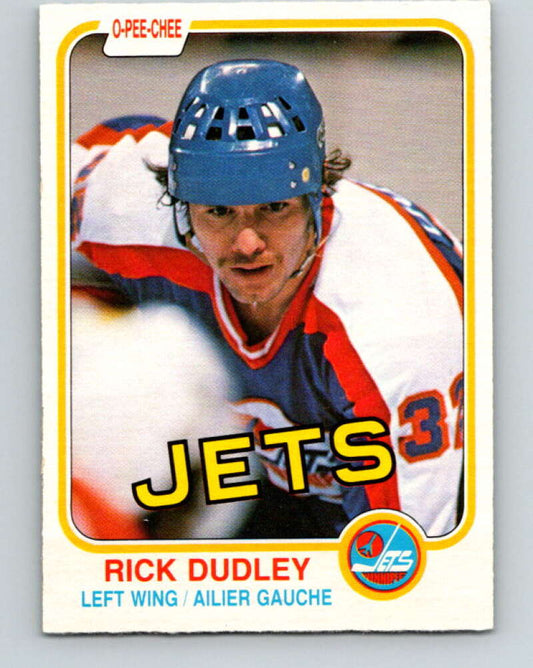 1981-82 O-Pee-Chee #362 Rick Dudley  Winnipeg Jets  V32053