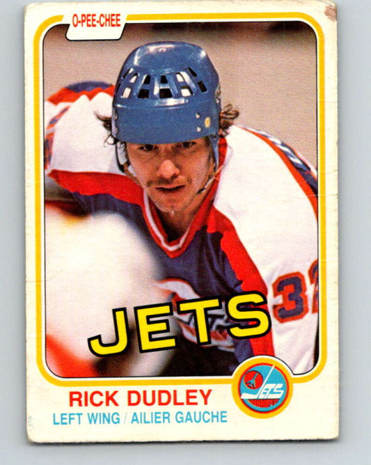 1981-82 O-Pee-Chee #362 Rick Dudley  Winnipeg Jets  V32054