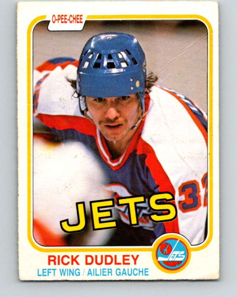 1981-82 O-Pee-Chee #362 Rick Dudley  Winnipeg Jets  V32056