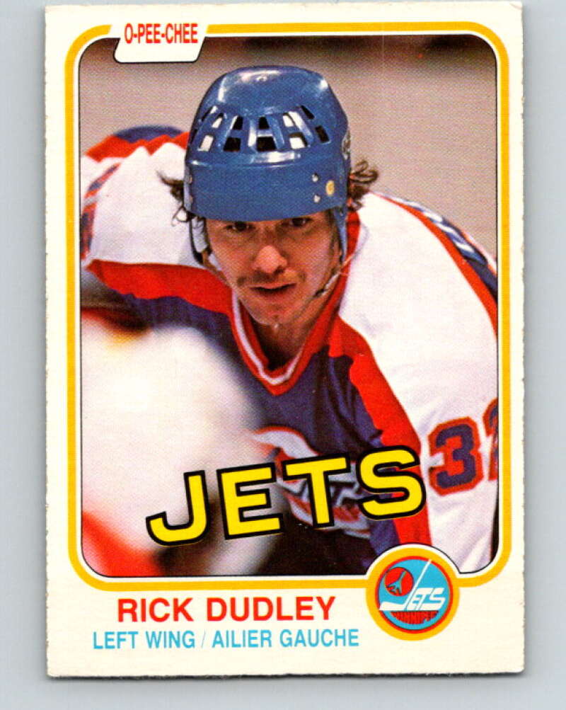 1981-82 O-Pee-Chee #362 Rick Dudley  Winnipeg Jets  V32057