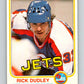 1981-82 O-Pee-Chee #362 Rick Dudley  Winnipeg Jets  V32058