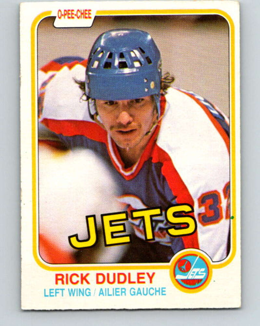 1981-82 O-Pee-Chee #362 Rick Dudley  Winnipeg Jets  V32061