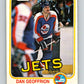 1981-82 O-Pee-Chee #364 Dan Geoffrion  RC Rookie Winnipeg Jets  V32070