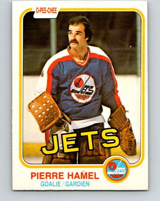 1981-82 O-Pee-Chee #365 Pierre Hamel  Winnipeg Jets  V32076