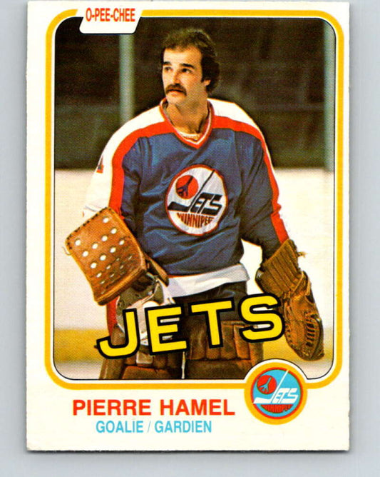 1981-82 O-Pee-Chee #365 Pierre Hamel  Winnipeg Jets  V32077