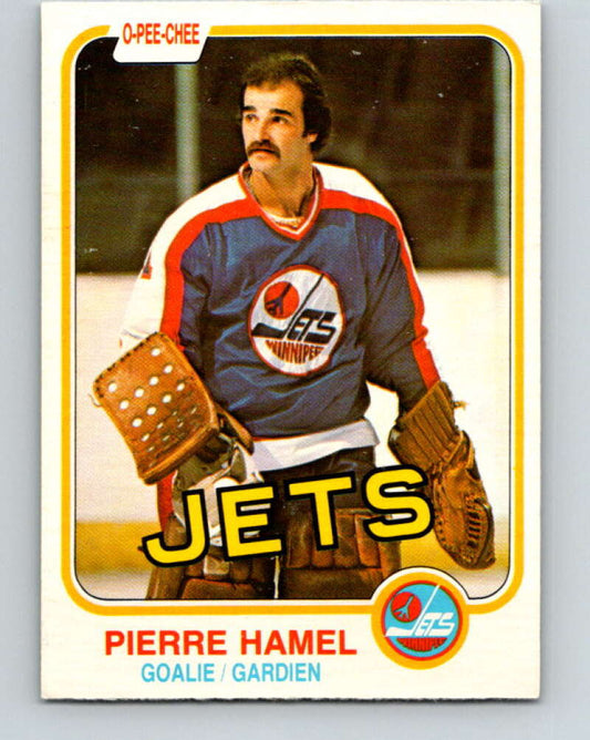 1981-82 O-Pee-Chee #365 Pierre Hamel  Winnipeg Jets  V32078