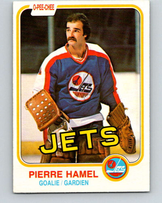 1981-82 O-Pee-Chee #365 Pierre Hamel  Winnipeg Jets  V32079