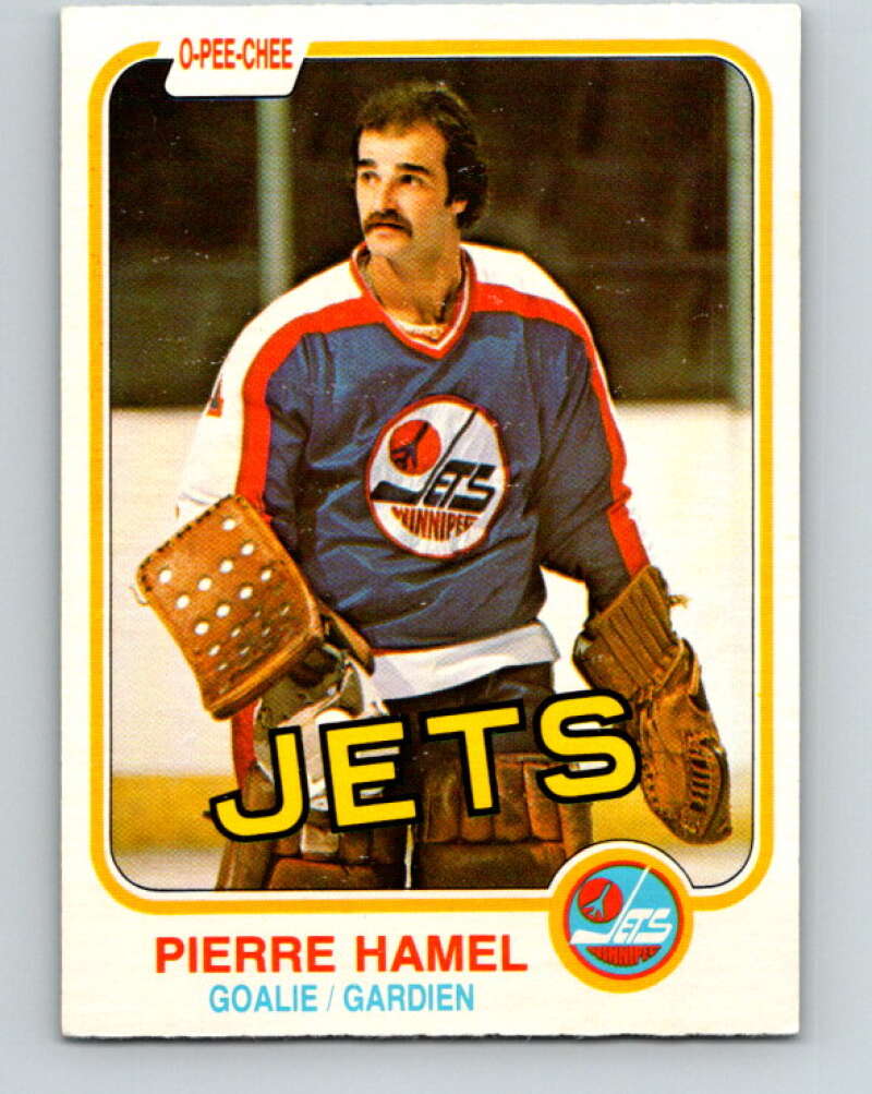 1981-82 O-Pee-Chee #365 Pierre Hamel  Winnipeg Jets  V32080