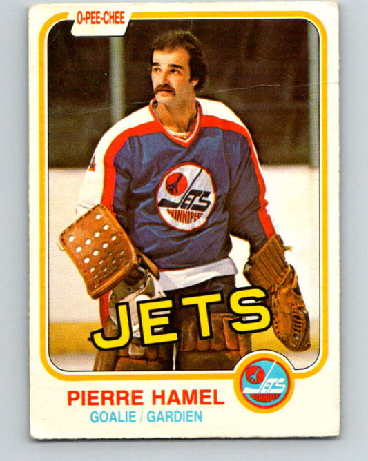 1981-82 O-Pee-Chee #365 Pierre Hamel  Winnipeg Jets  V32082