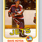 1981-82 O-Pee-Chee #366 Dave Hoyda UER  Winnipeg Jets  V32083