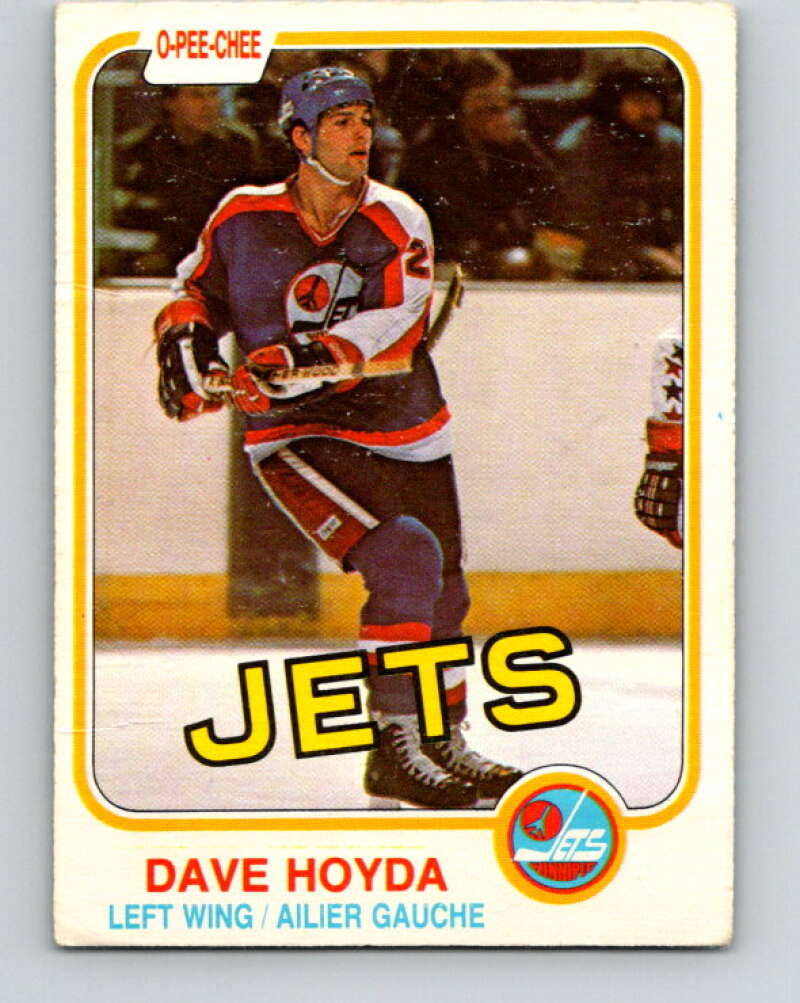 1981-82 O-Pee-Chee #366 Dave Hoyda UER  Winnipeg Jets  V32083