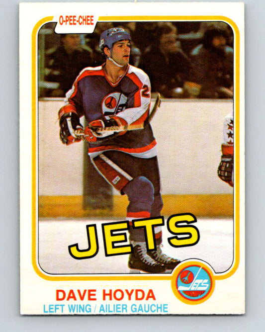 1981-82 O-Pee-Chee #366 Dave Hoyda UER  Winnipeg Jets  V32084