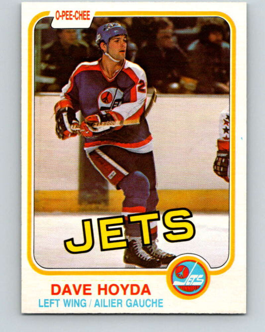 1981-82 O-Pee-Chee #366 Dave Hoyda UER  Winnipeg Jets  V32085