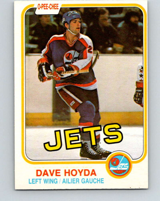 1981-82 O-Pee-Chee #366 Dave Hoyda UER  Winnipeg Jets  V32086