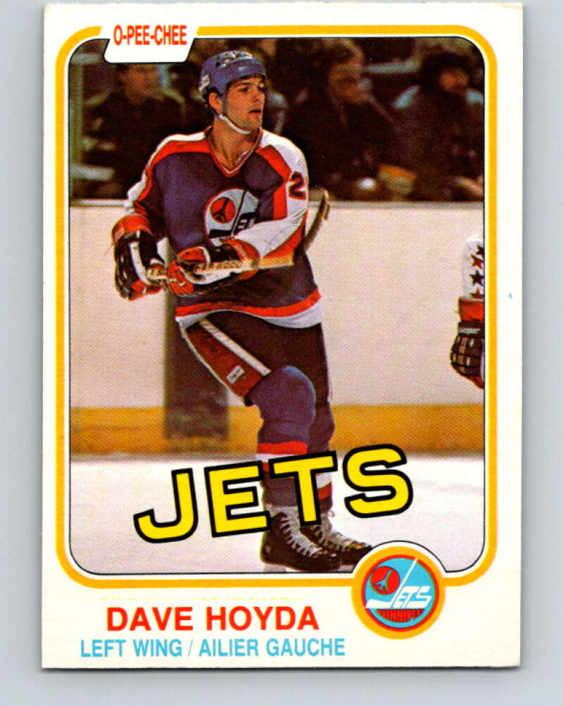 1981-82 O-Pee-Chee #366 Dave Hoyda UER  Winnipeg Jets  V32088