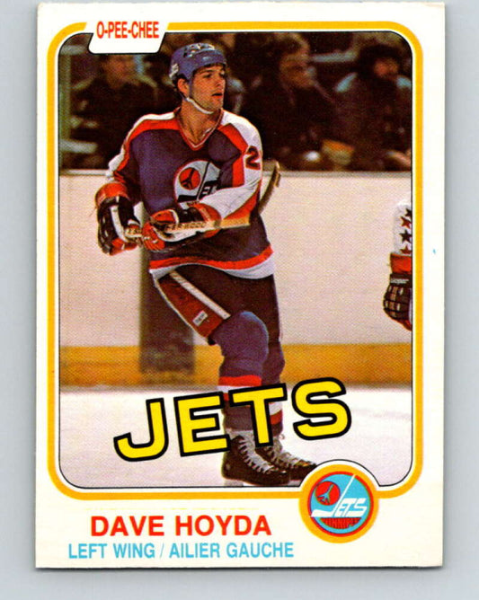 1981-82 O-Pee-Chee #366 Dave Hoyda UER  Winnipeg Jets  V32088