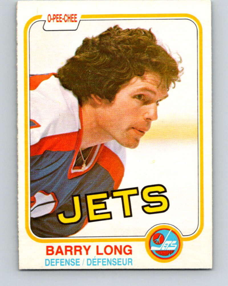 1981-82 O-Pee-Chee #369 Barry Long  Winnipeg Jets  V32105