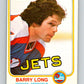 1981-82 O-Pee-Chee #369 Barry Long  Winnipeg Jets  V32106