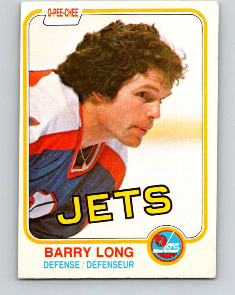 1981-82 O-Pee-Chee #369 Barry Long  Winnipeg Jets  V32106