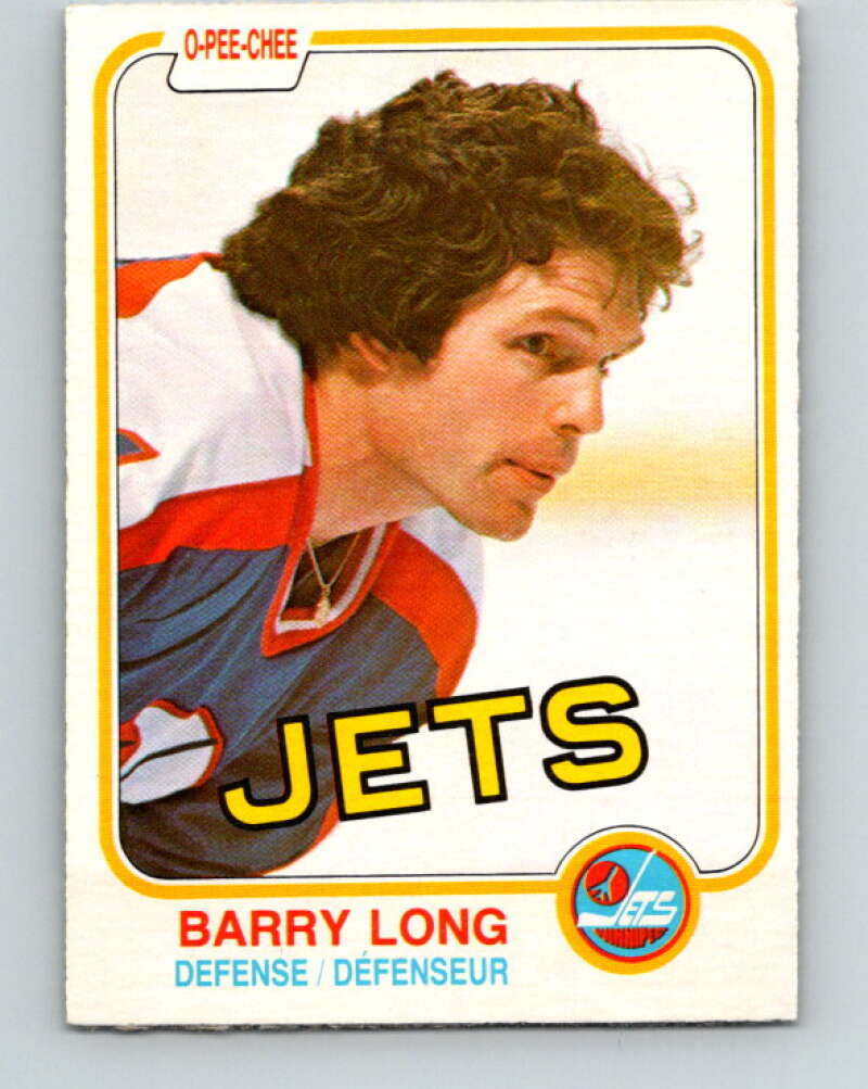 1981-82 O-Pee-Chee #369 Barry Long  Winnipeg Jets  V32107