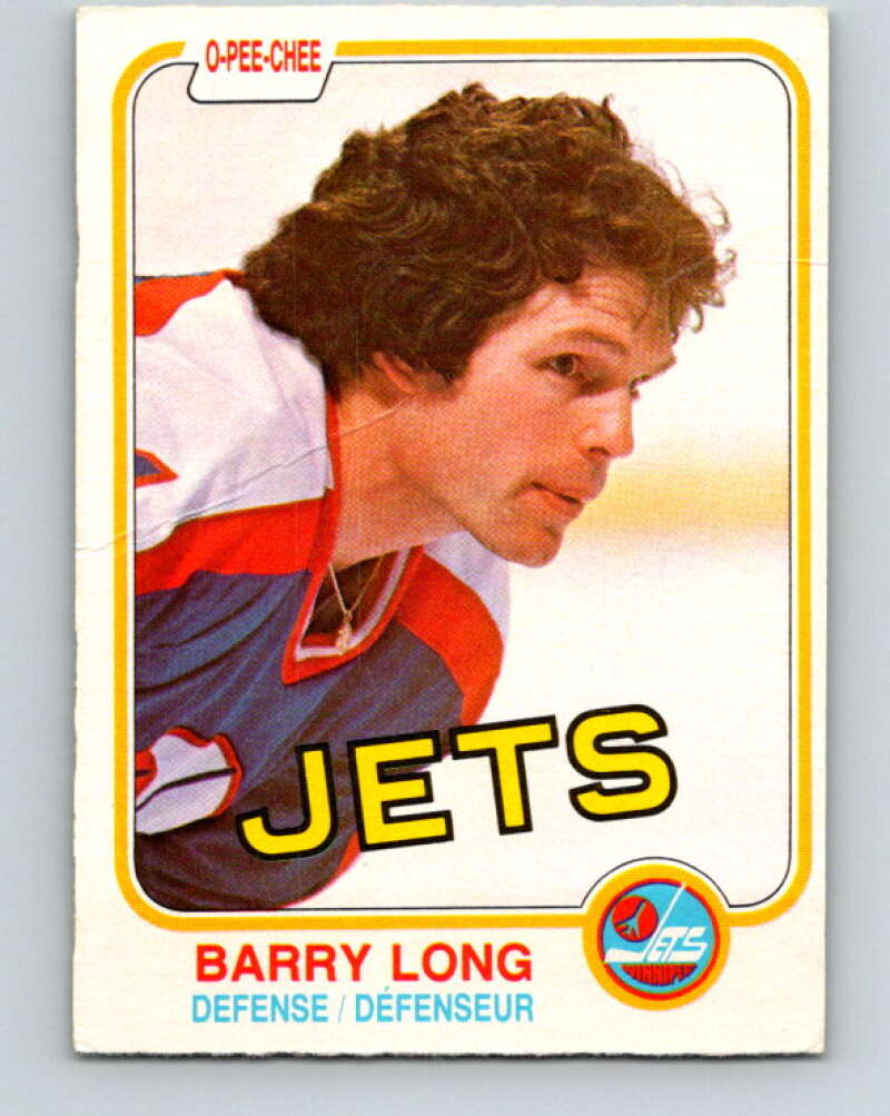 1981-82 O-Pee-Chee #369 Barry Long  Winnipeg Jets  V32109