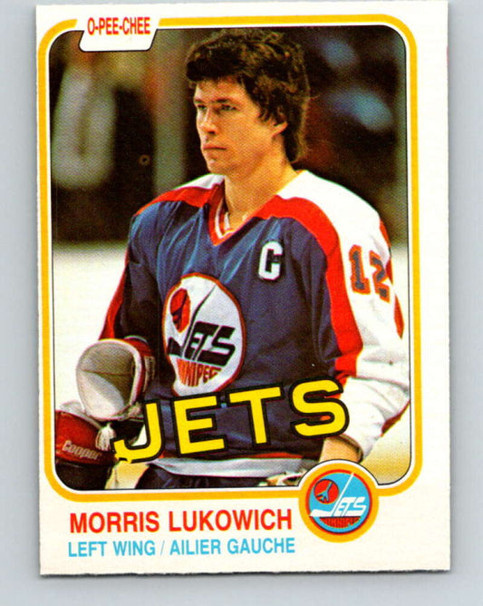 1981-82 O-Pee-Chee #370 Morris Lukowich  Winnipeg Jets  V32110