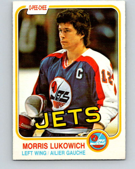 1981-82 O-Pee-Chee #370 Morris Lukowich  Winnipeg Jets  V32111