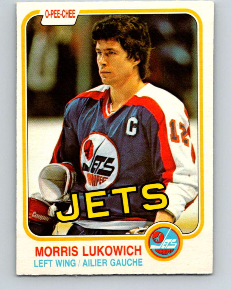 1981-82 O-Pee-Chee #370 Morris Lukowich  Winnipeg Jets  V32113