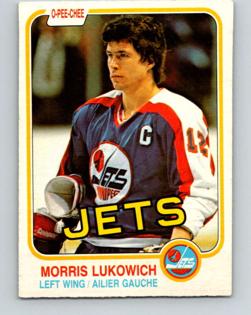 1981-82 O-Pee-Chee #370 Morris Lukowich  Winnipeg Jets  V32116